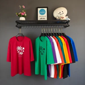 تیشرت نخ پنبه نخل (4XL سایز بزرگ) پک 10 عددی